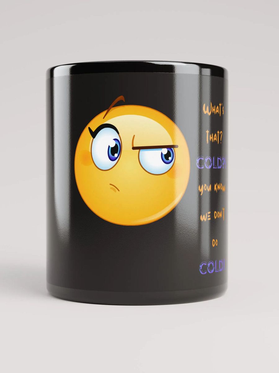 Fierce Emoji Black Glossy Mug product image (12)