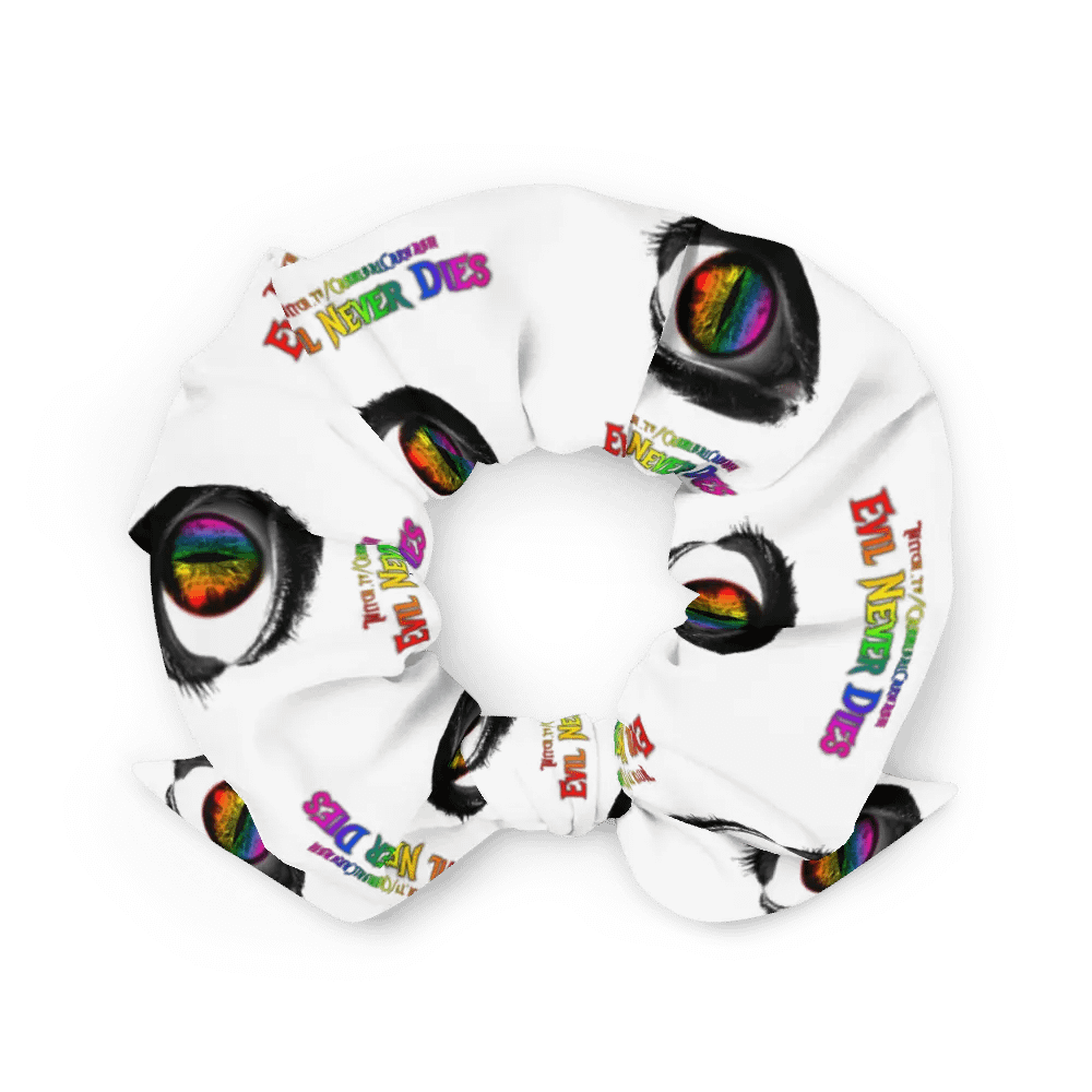 Rainbow Evil Never Dies Logo Scrunchie product image (3)