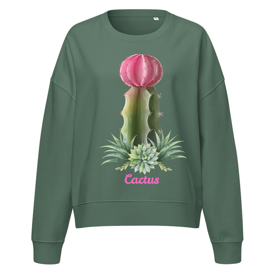 Cactus Bliss Organic Sweatshirt product image (1)