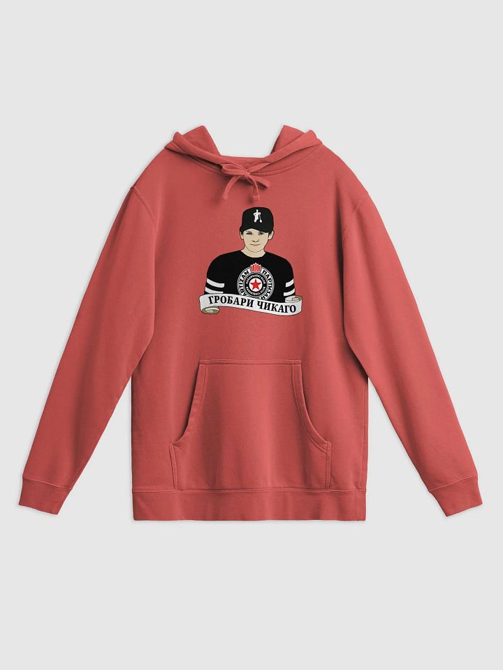 Grobari Čikago KK Partizan Independent Trading Co. Pigment Dyed Hoodie product image (1)