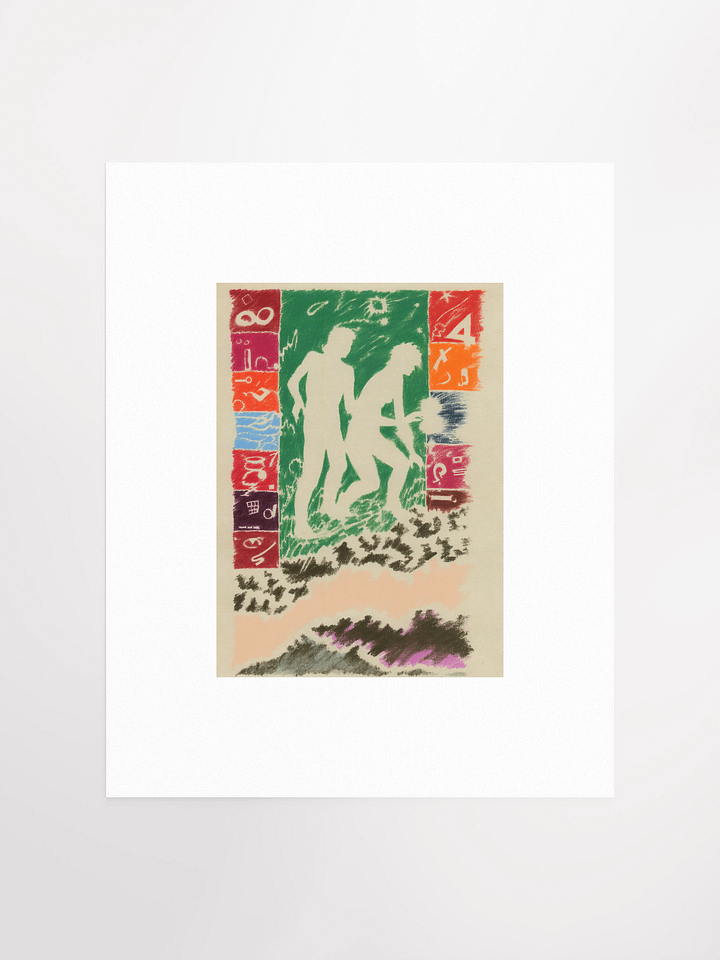 Couple in Green 02.05.90 Print product image (2)