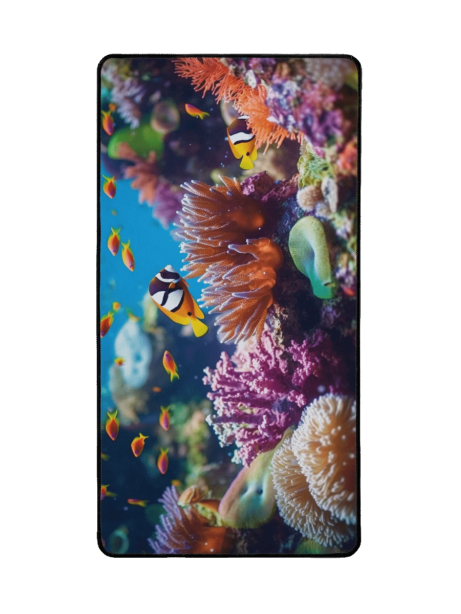 Fishes and Coral Reef Desk Mat by Treasure Pie product image (2)