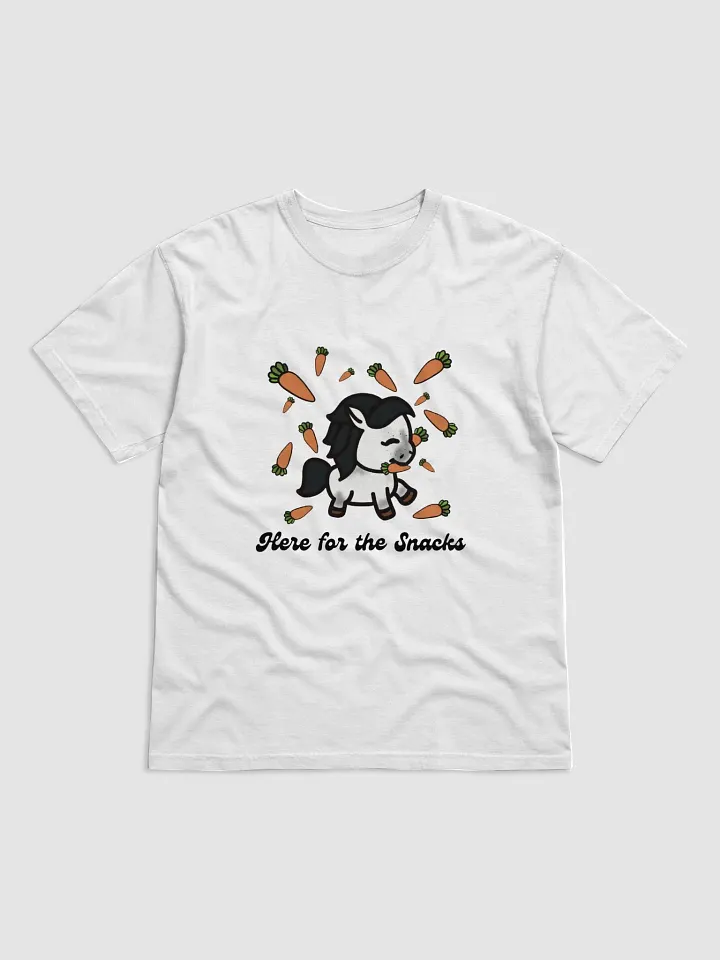 Here For The Snacks Comfort Colors T Shirt product image (1)