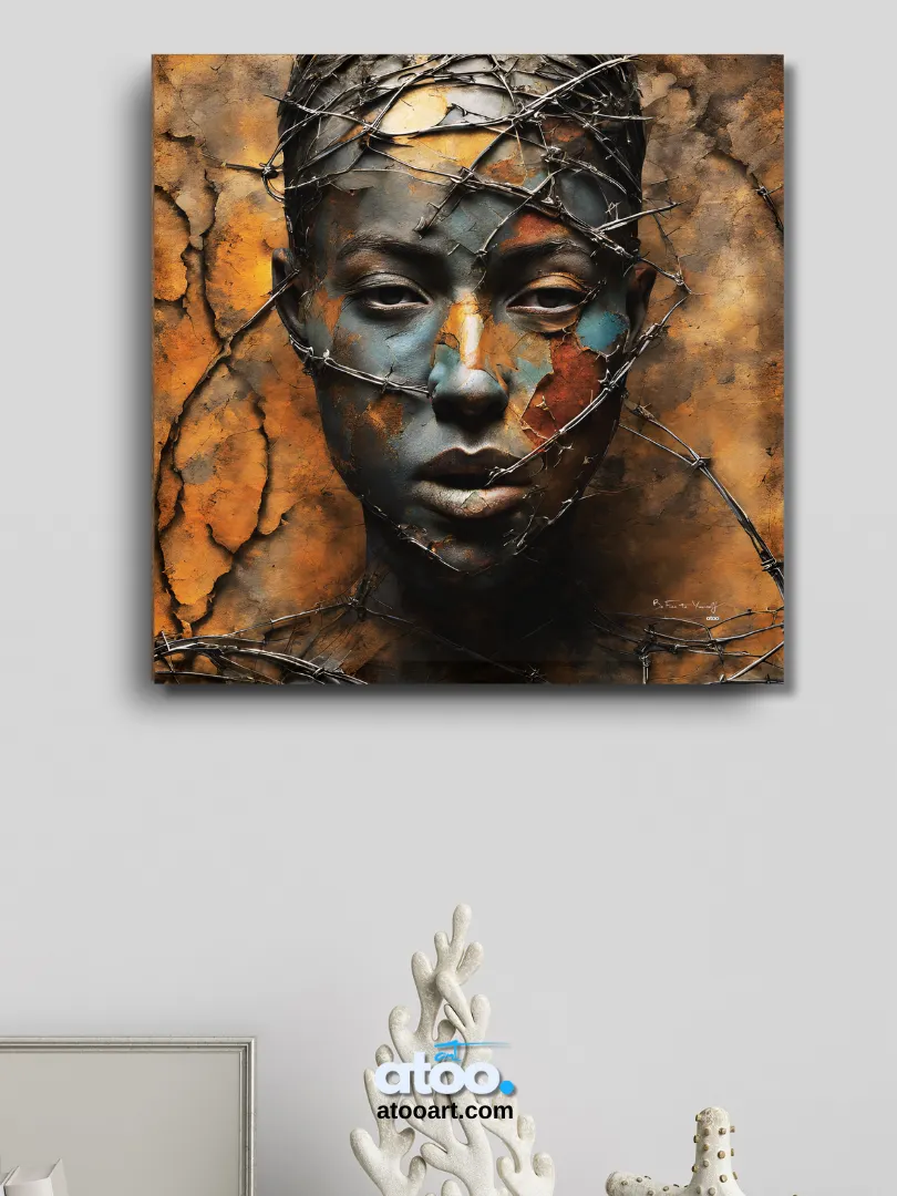 Be Free to Yourself | Last Prisoner Look | Canvas Painting product image (8)