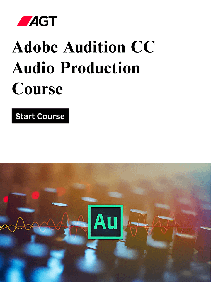 Adobe Audition CC Audio Production Course Basics to Expert product image (1)