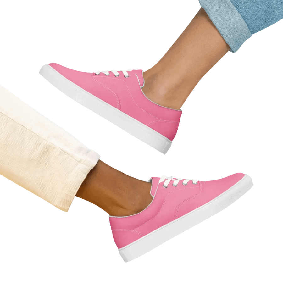 Muse Coquette Lace-Up Canvas Shoes (Marshmallow) product image (12)