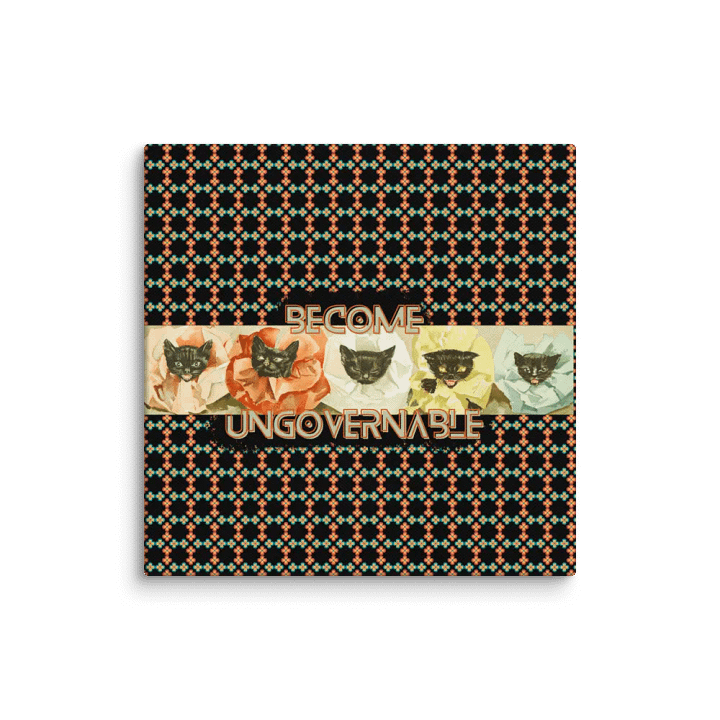 KC, Become Ungovernable (cats), Patterned Print product image (7)