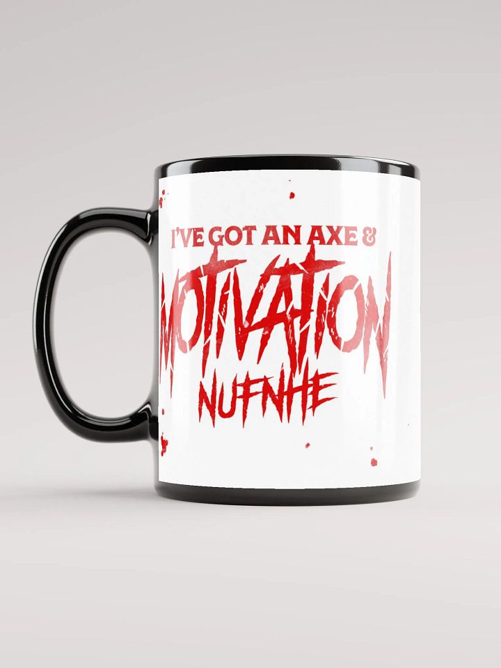 Axe Babe mug black outlines product image (1)