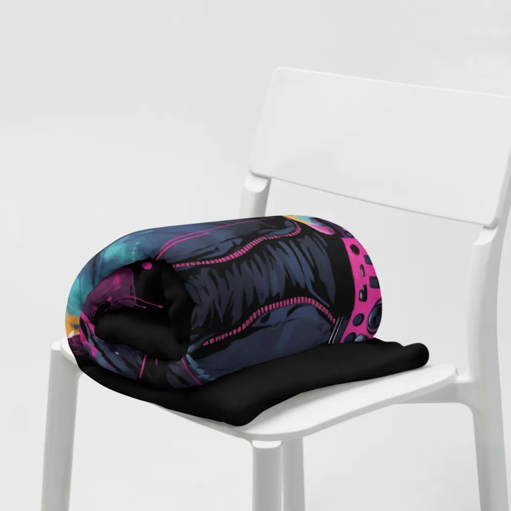 Hoodie Cat Gaming Throw Blanket product image (19)