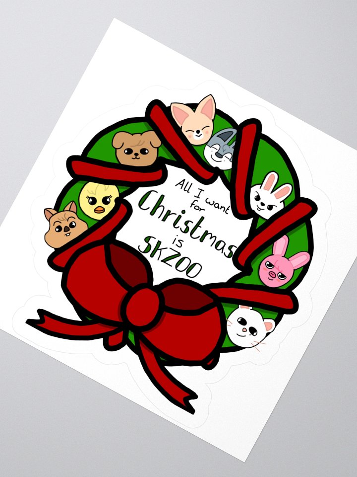 Skzoo Christmas Wreath Sticker product image (4)