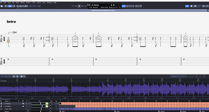 Charlotte the Harlot PDF TAB + Backing Track MP3 product image (2)