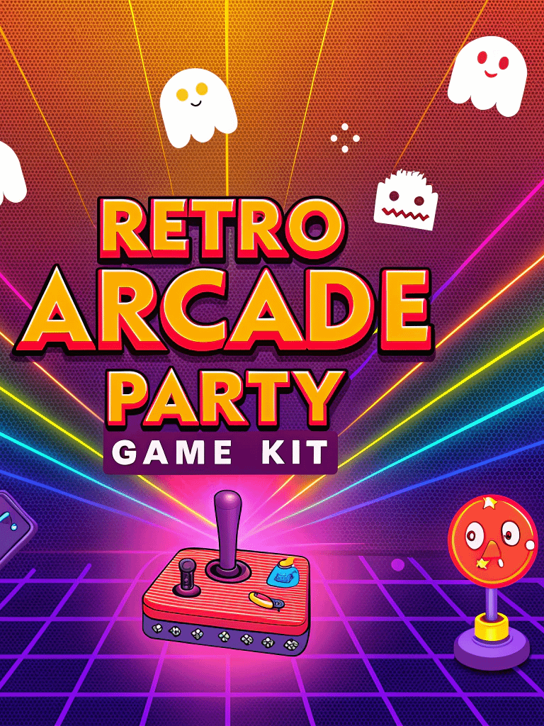 Retro Arcade Party Game Kit - Complete Package product image (1)