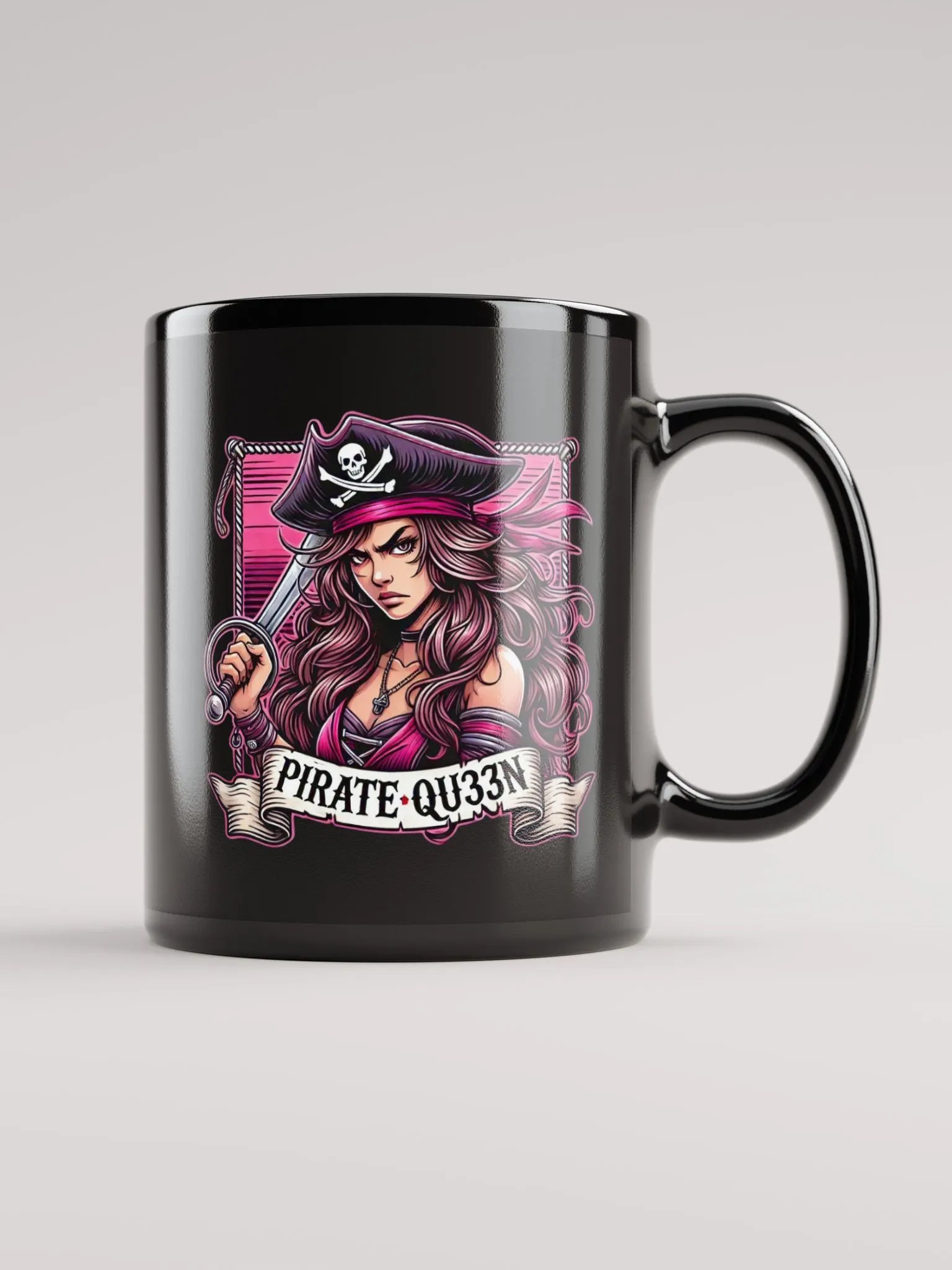 PirateQueen Mug Black product image (1)
