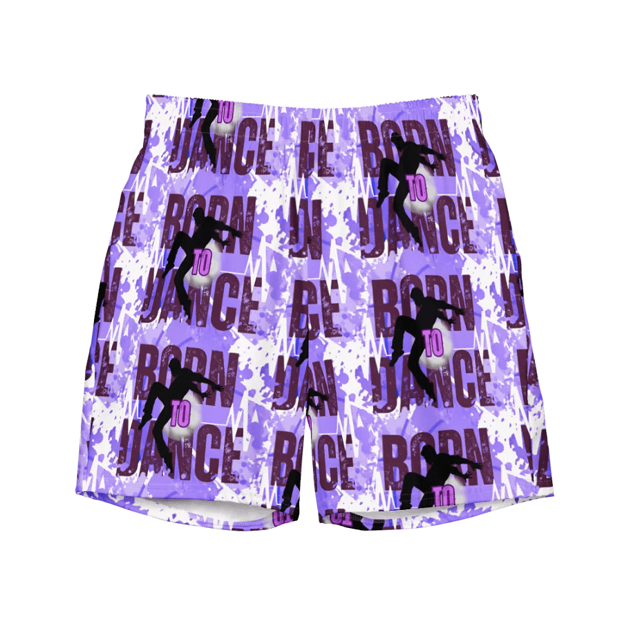 Born to Dance His Silhouette All-Over Swim Trunks product image (2)