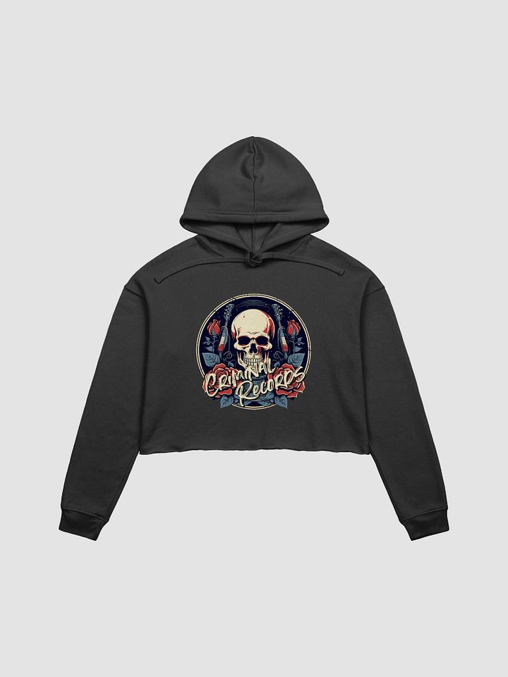 Criminal Records Crop Top Hoodie product image (3)
