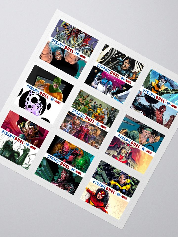 Dynamic Duel Episode Cover Stickers - Series 18 product image (2)