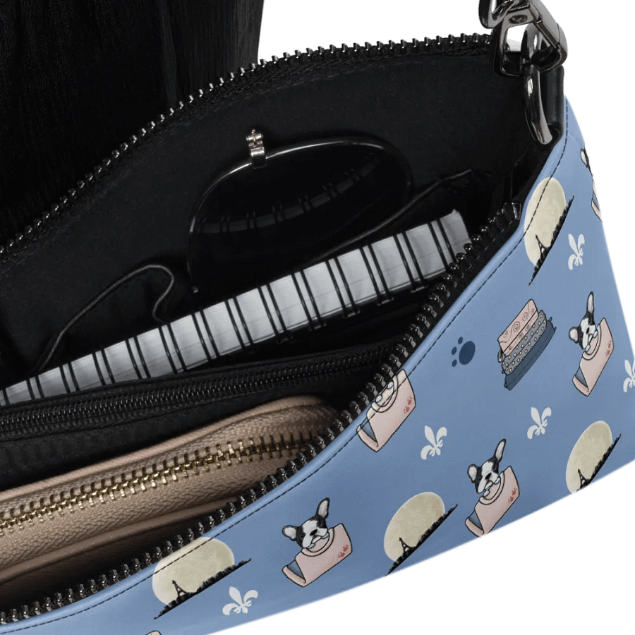 Whimsical Frenchie Wanderlust Crossbody Bag product image (5)