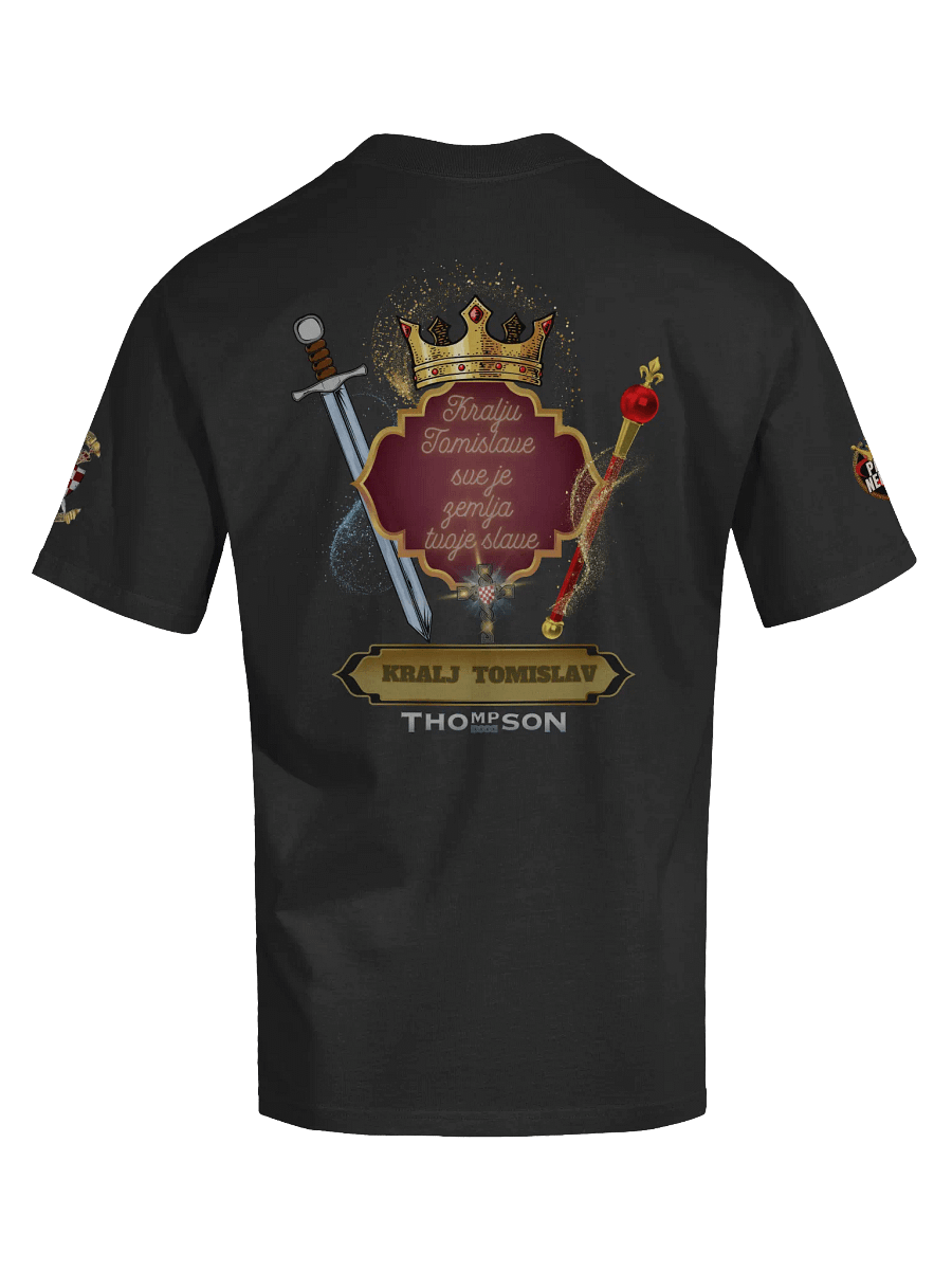 Royal Heritage Checkered Shield T-Shirt Thompson King Tomislav product image (6)