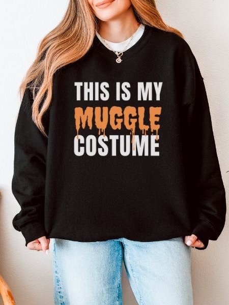 Muggle Halloween Custome Magical Fall Sweatshirt product image (2)