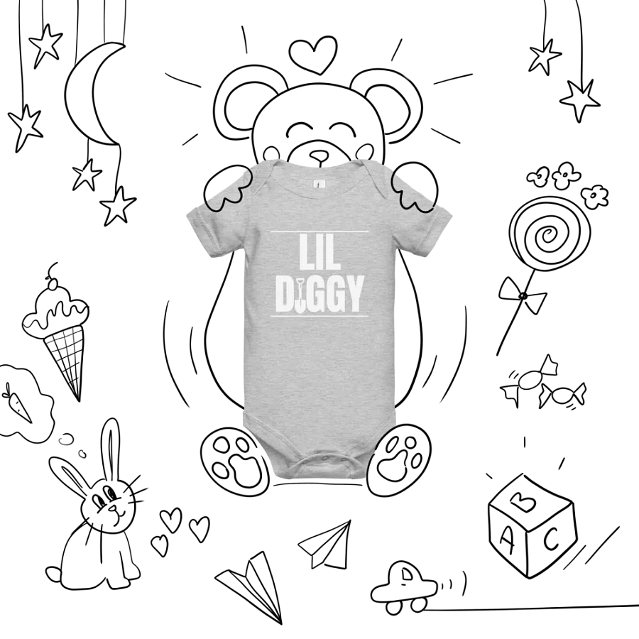 White Logo Onesie product image (4)