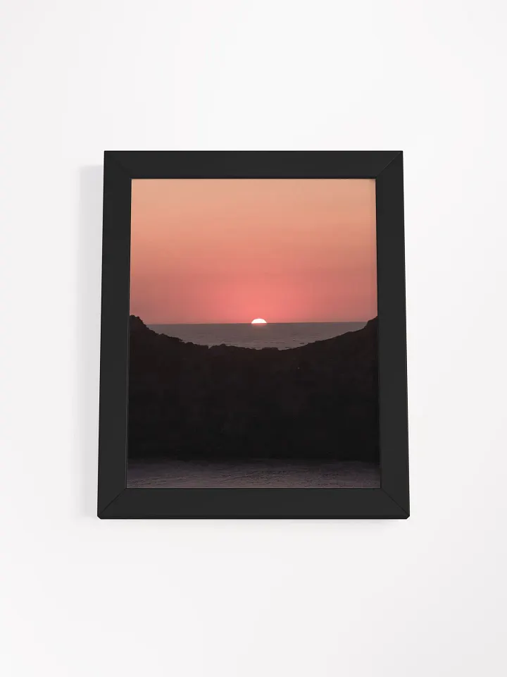 Sardegna Sunset - Framed High-Quality Matte Poster product image (1)