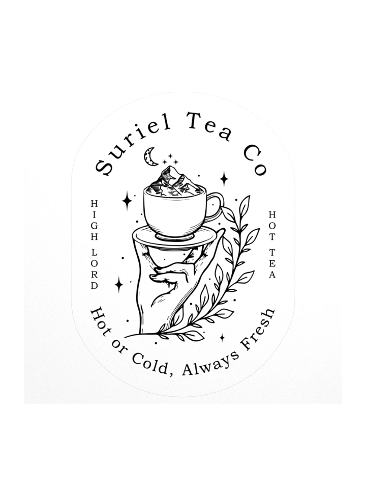 The Suriel Tea Co Suriel Tea Company Spill The Tea Velaris ACOTAR Symbol Sticker 1WH1 product image (1)