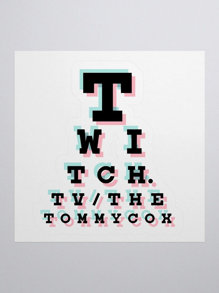 Eye Chart Sticker product image (1)