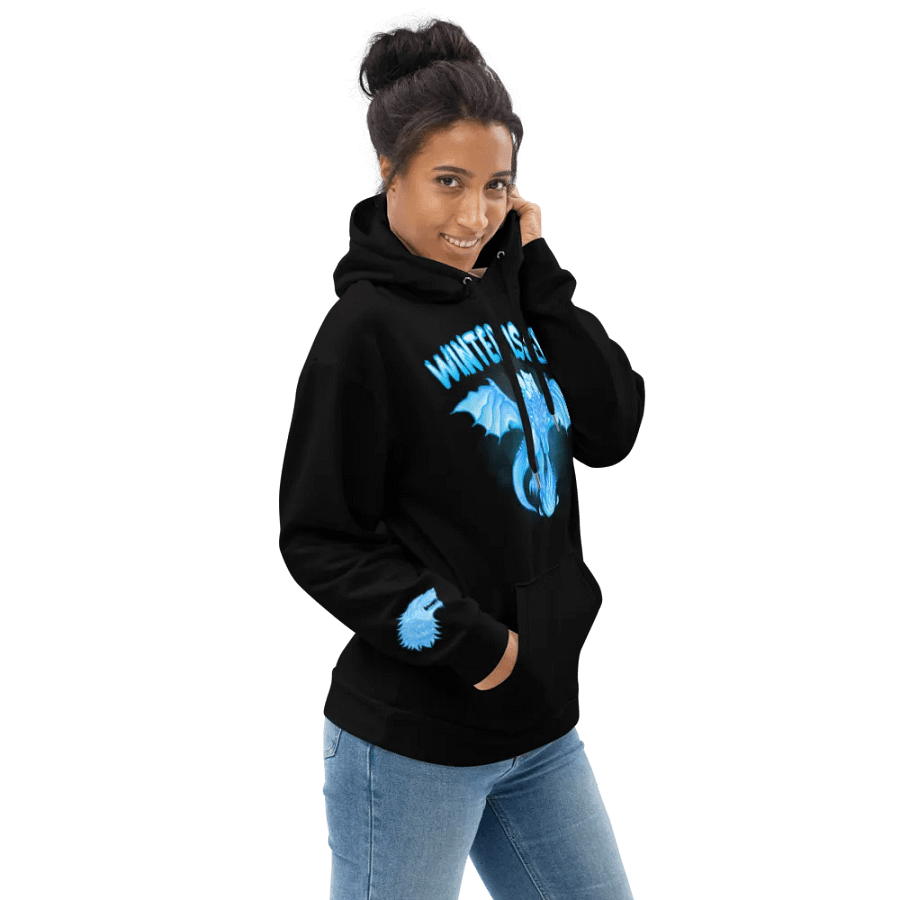 Black Winter is Here Hoodie - Front product image (7)