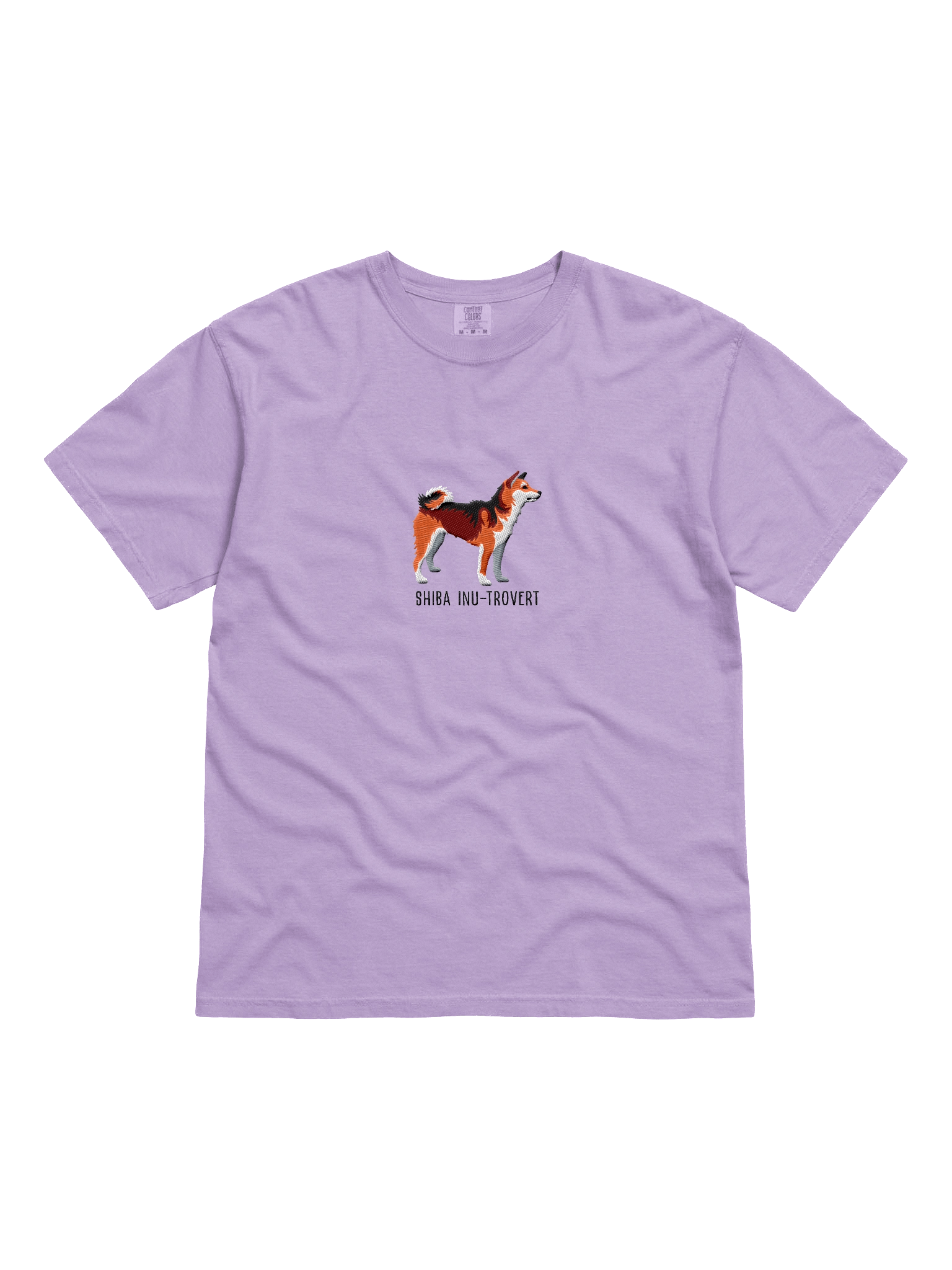 Shiba Inu-trovert T-Shirt(Embroidered) of a Shiba Inu(Sesame) product image (31)