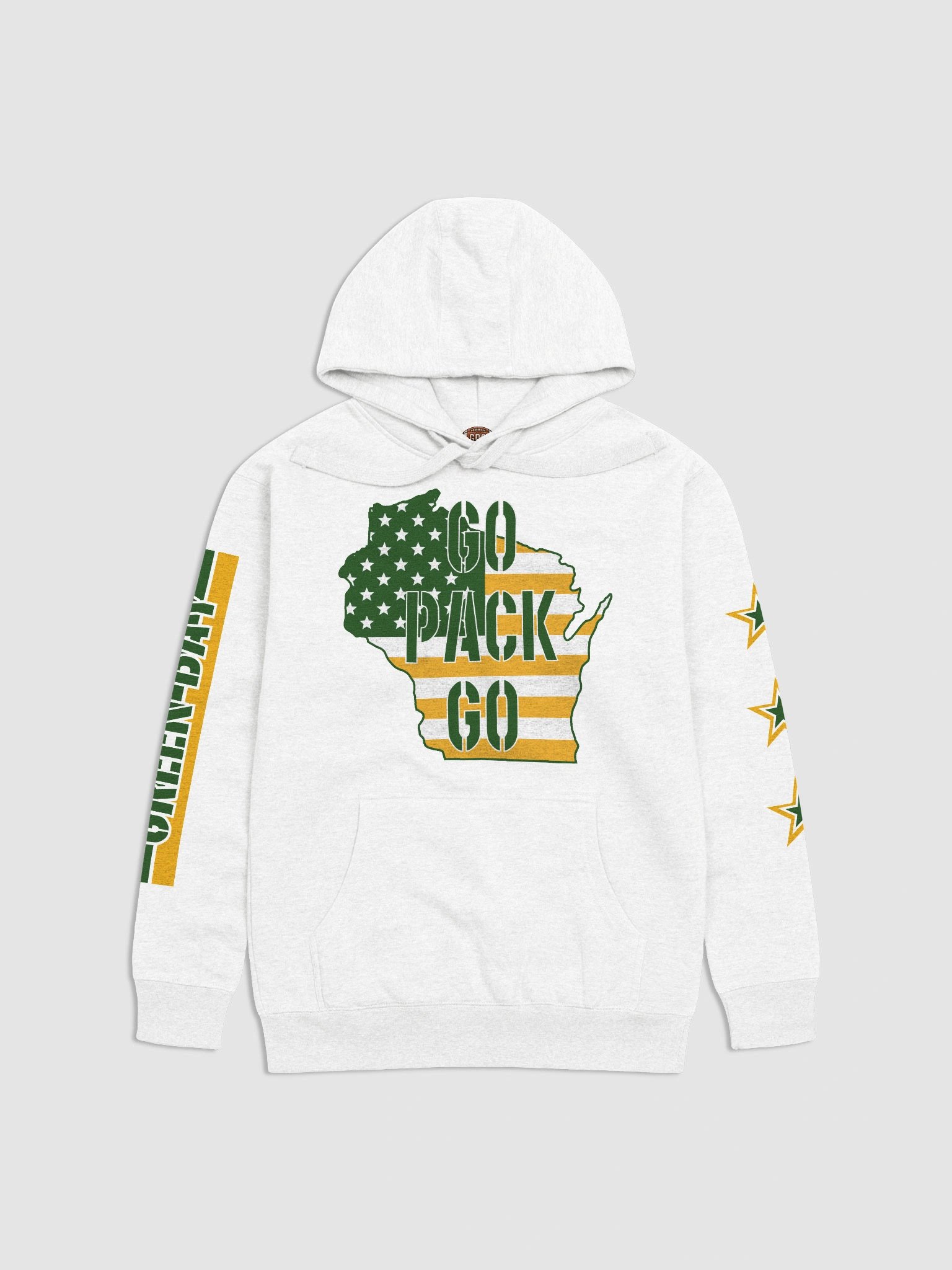 Green Bay Stars and Stripes Hoodie product image (1)
