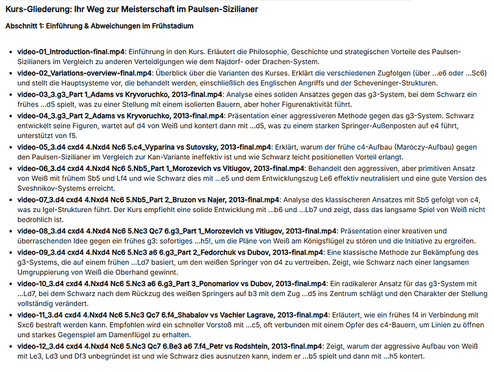 Meistern Sie den Paulsen-Sizilianer: Ihre neue Geheimwaffe gegen 1.e4 product image (2)