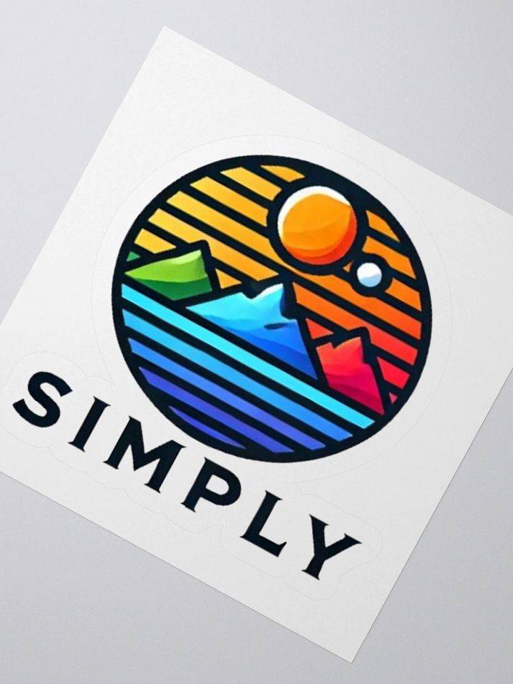 Simply Serene Landscape Sticker Set product image (8)