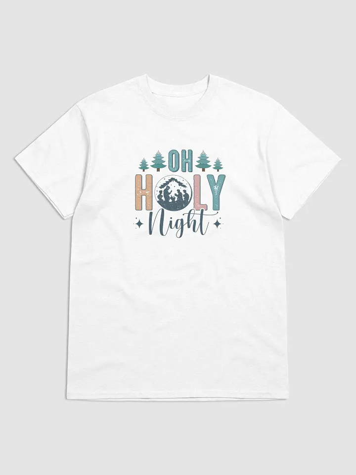 Oh Holy Night Christmas Tree T-Shirt product image (2)