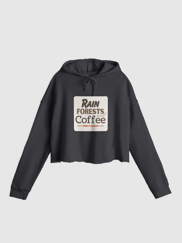 Oregon Coffee: Purely Oregon Lightweight Cropped Hoodie product image (1)