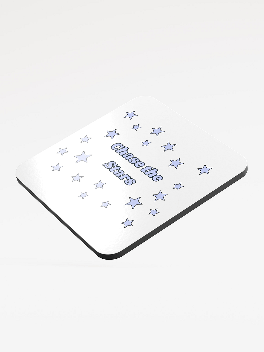Chase the Stars Glossed Cork Coaster product image (3)