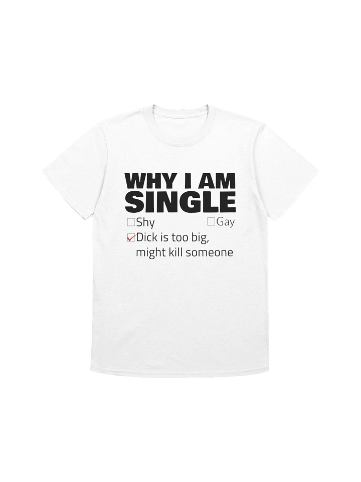 Why i am single T-Shirt product image (1)