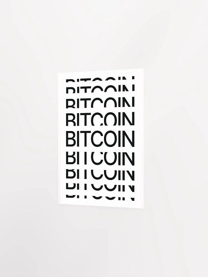 Bitcoin Expansion Poster (white) product image (2)