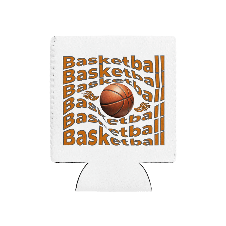 Swirl Basketball Can Cooler product image (1)