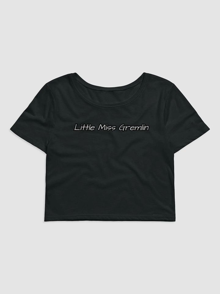 Little Miss Gremlin Script Crop Tee product image (1)
