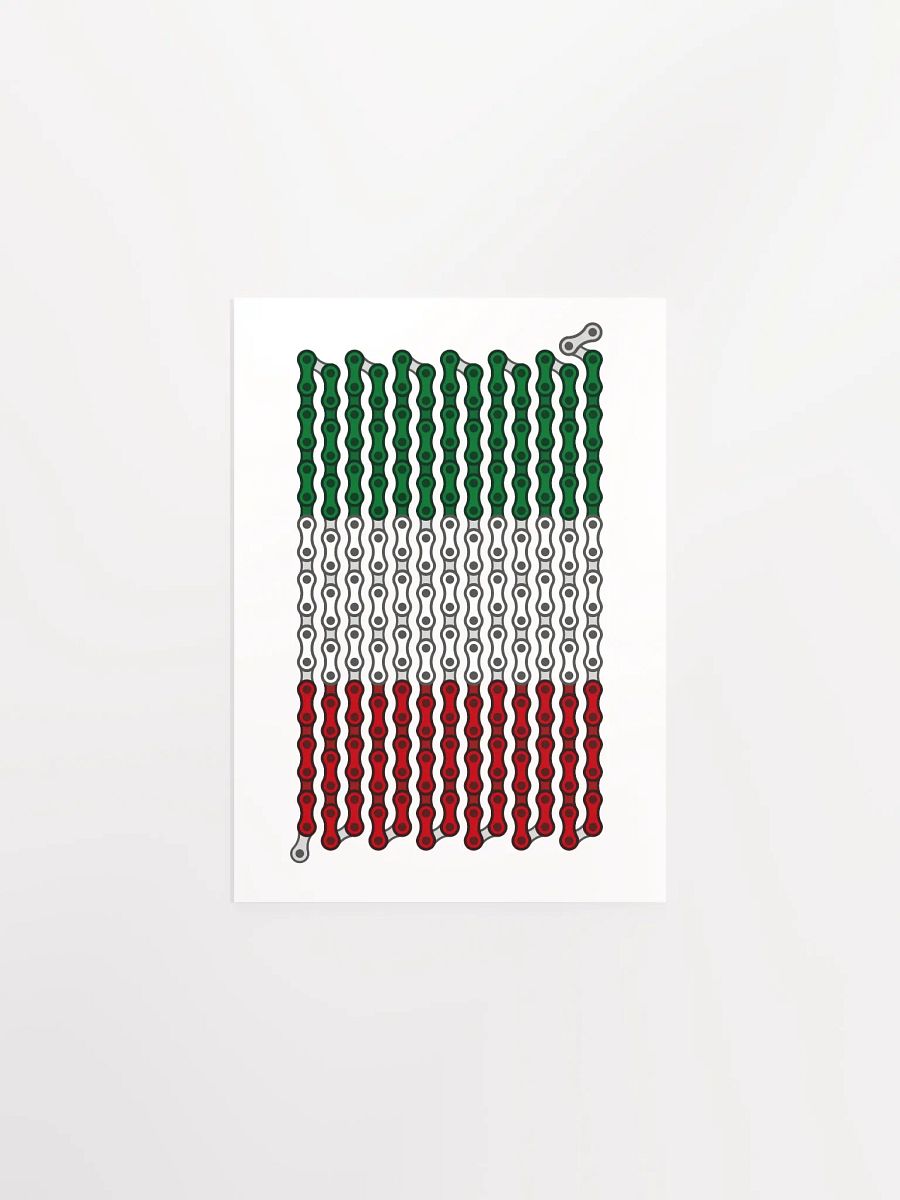 Italy Bike Chain Flag Poster product image (1)