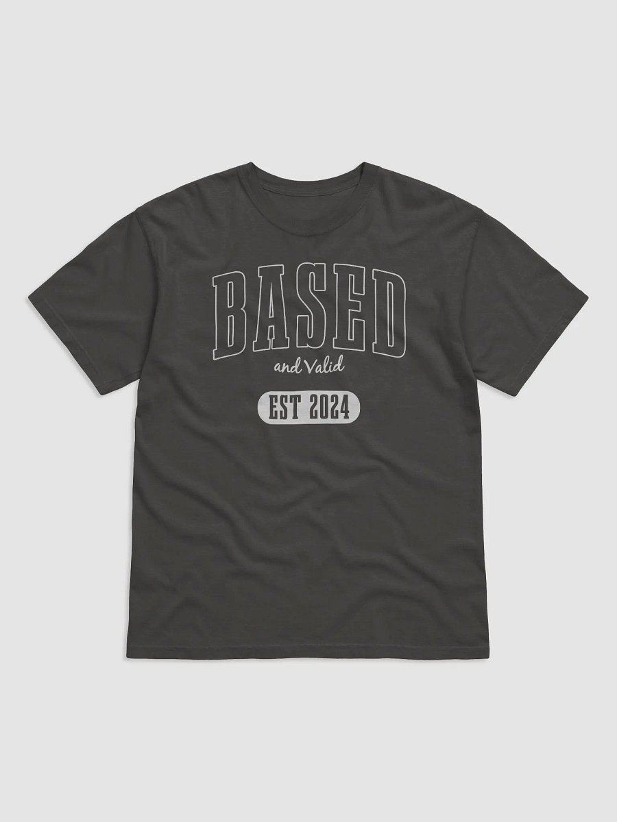Based and Valid Shirt - Charcoal Gray product image (1)