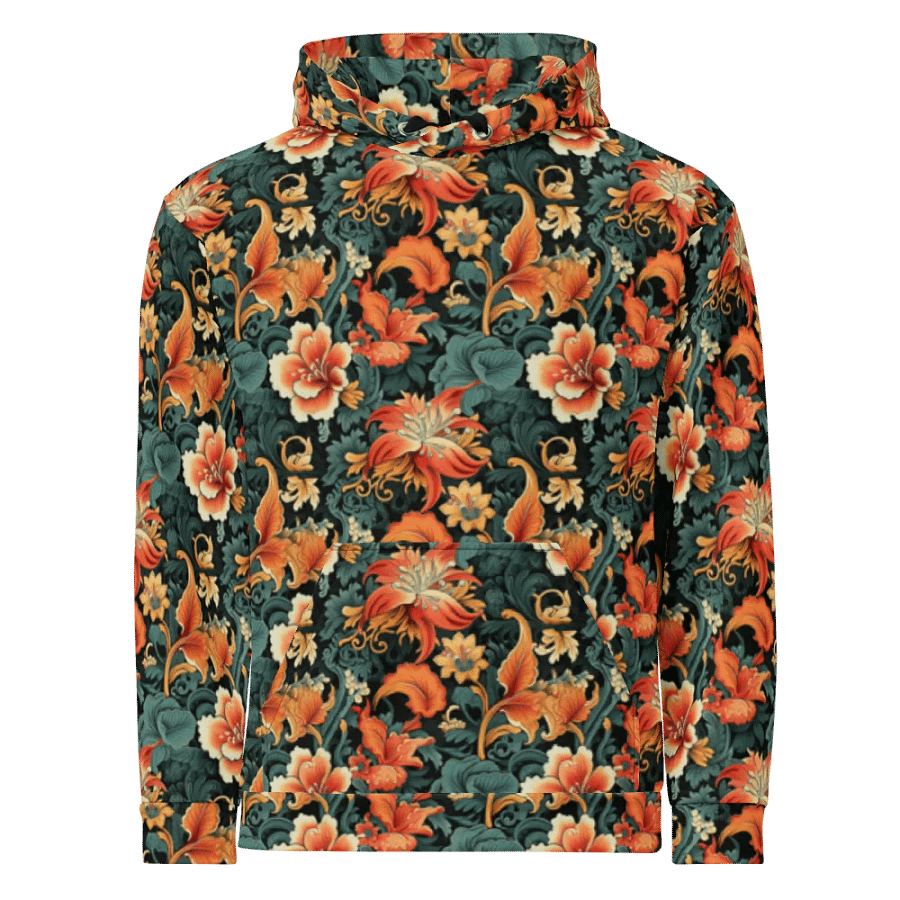Sunset Flowers | Recycled Unisex Hoodie product image (5)