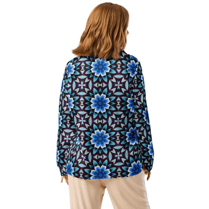 Chic Comfort: Silky Long Sleeve Pyjama Top product image (2)