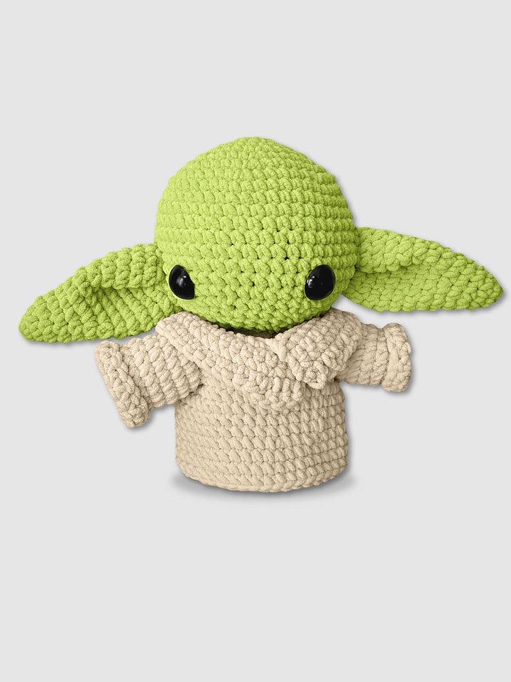 Adorable Green Alien - Handmade Crochet Plush product image (2)