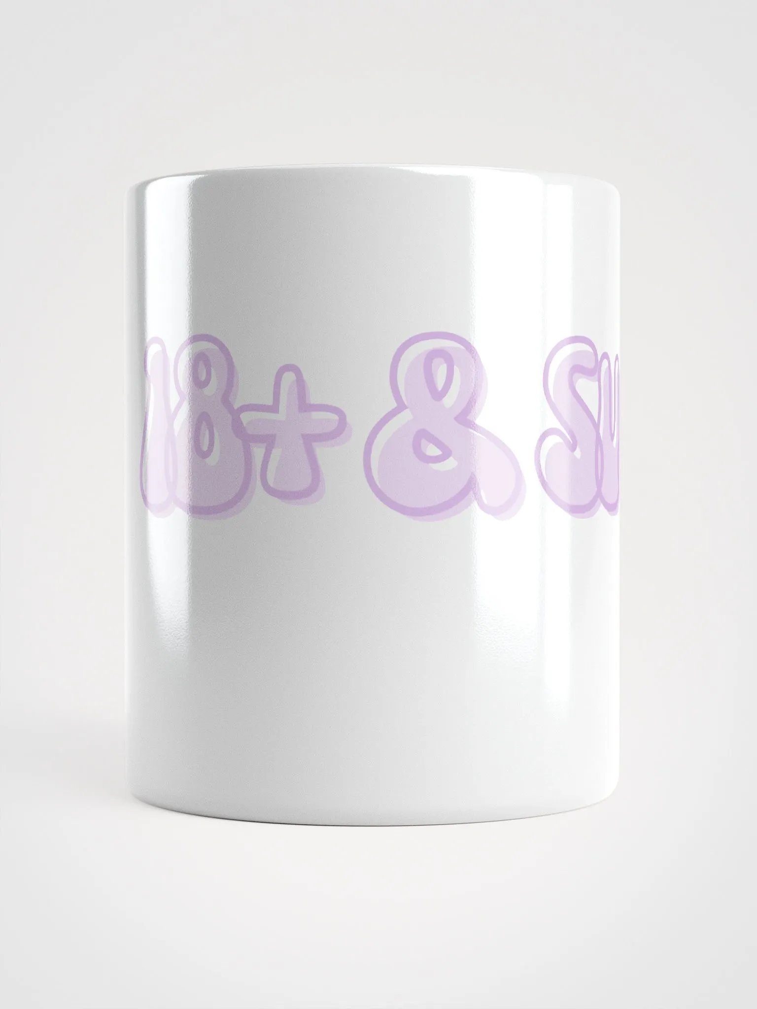 18+ & Sus Mug Pink, White Mug product image (5)