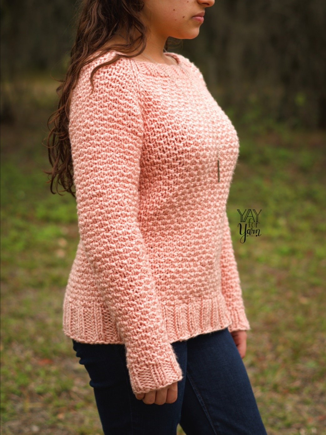 Dotty Pullover - Women's Raglan Sweater PDF Knitting Pattern & Video Tutorial product image (3)