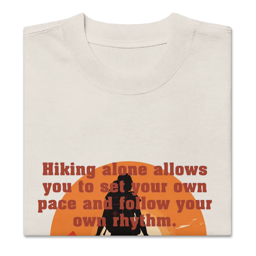Hiking alone allows you to set your own pace and follow your own rhythm. product image (2)