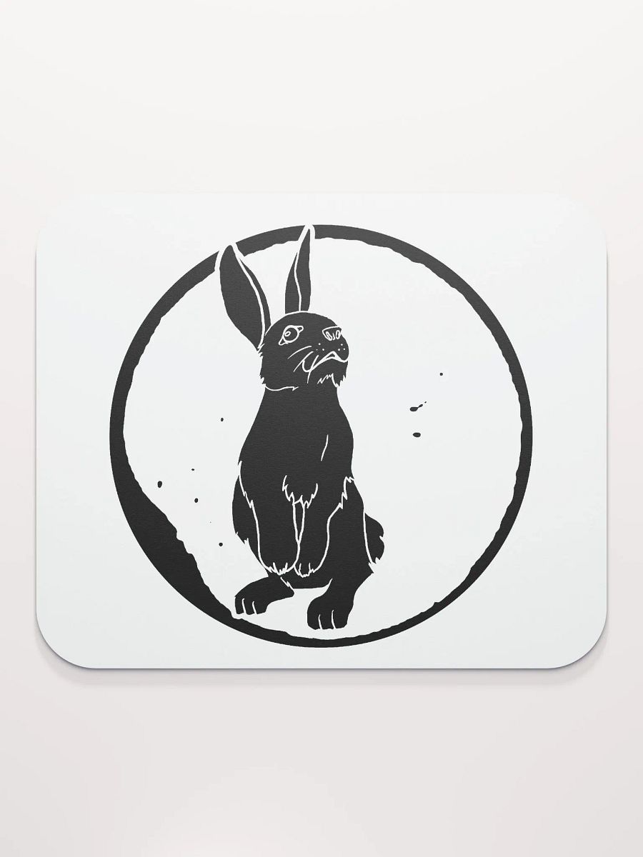 Classic Mouse Pad - HARE 0001 - BLACK product image (2)