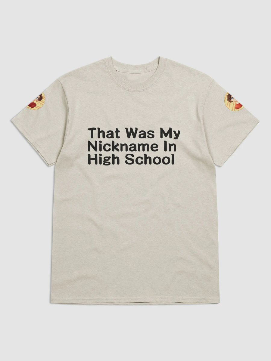 Nickname In High School Black Letter T-Shirt product image (1)