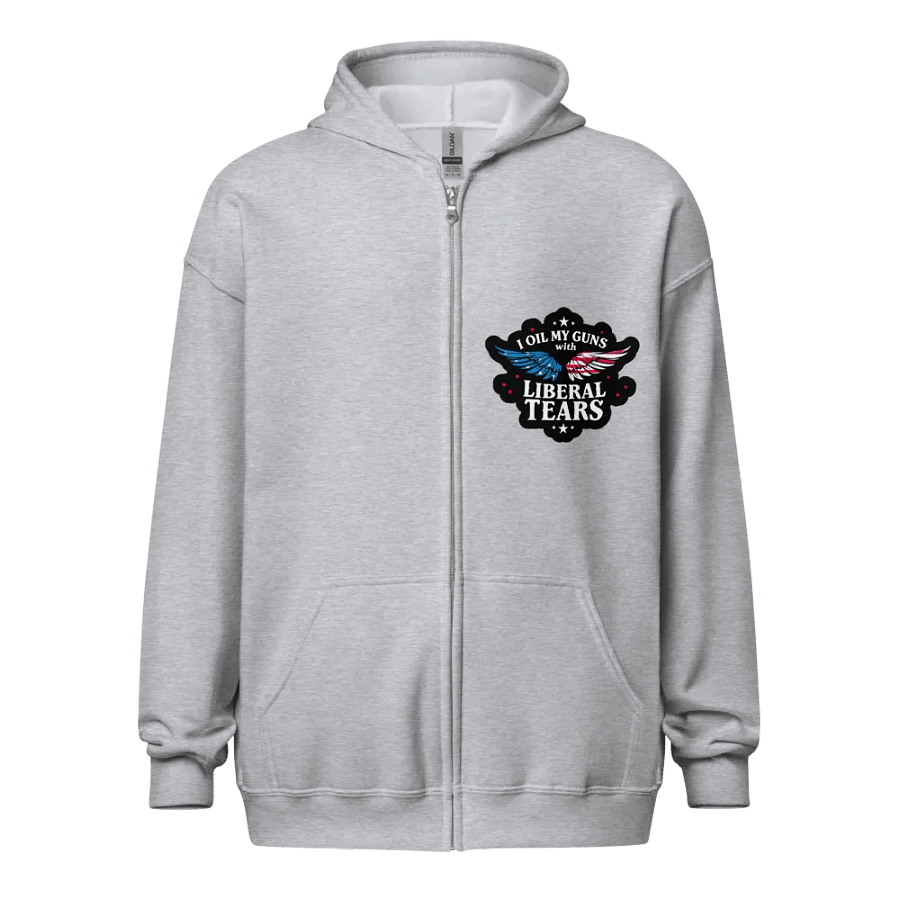 Zip Hoodie: Liberal Tears Gun Oil product image (14)